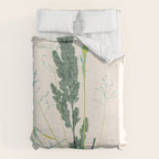 Plant based happyness Grasses 2 still life Duvet Cover Gallery Image 6