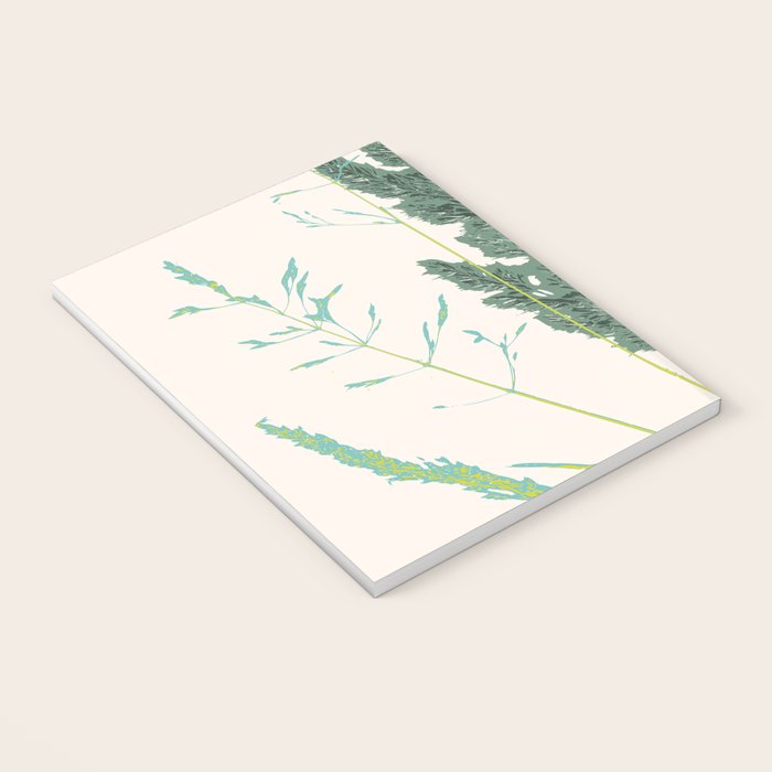Plant based happyness Grasses 2 still life Notebook Gallery Image 3