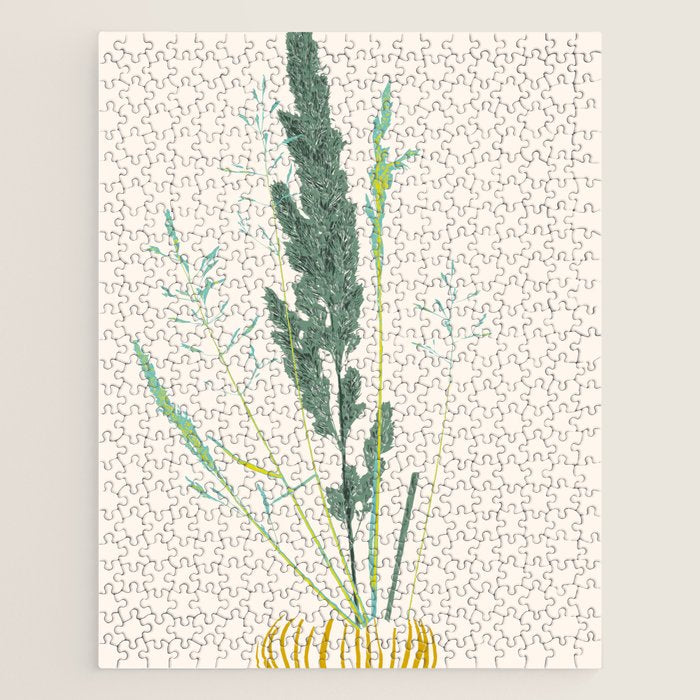 Plant based happyness Grasses 2 still life Jigsaw Puzzle Gallery Image 1
