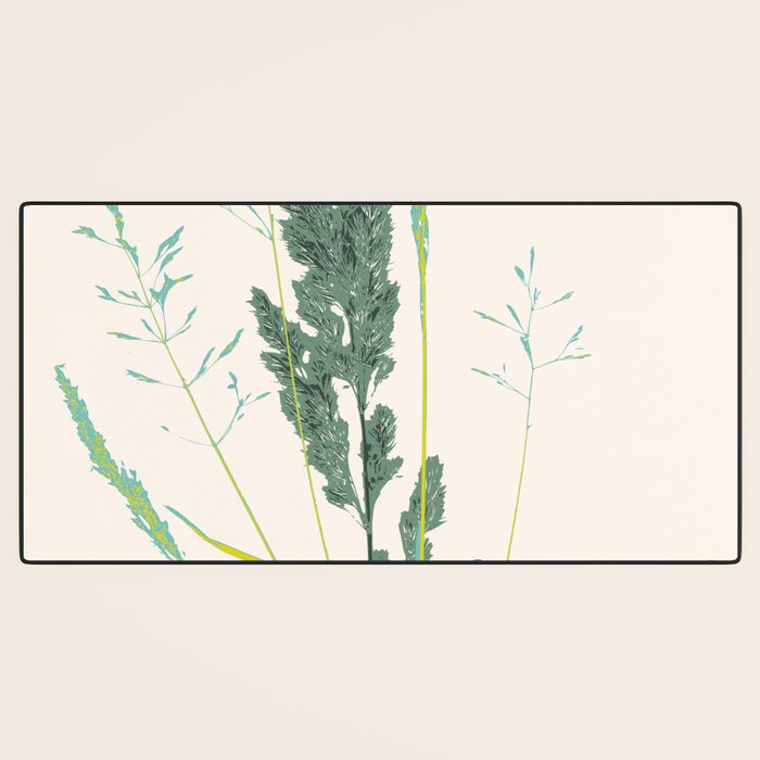Plant based happyness Grasses 2 still life Desk Mat Gallery Image 3