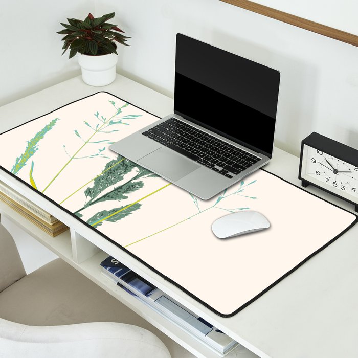 Plant based happyness Grasses 2 still life Desk Mat Gallery Image 2