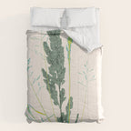 Plant based happyness Grasses 2 still life Comforter Gallery Image 6