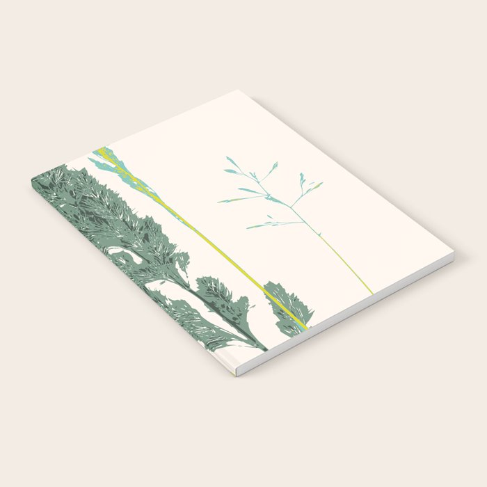 Plant based happyness Grasses 2 still life Notebook Gallery Image 2