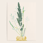 Plant based happyness Grasses 2 still life Poster Gallery Image 4