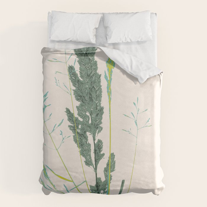 Plant based happyness Grasses 2 still life Duvet Cover Gallery Image 1