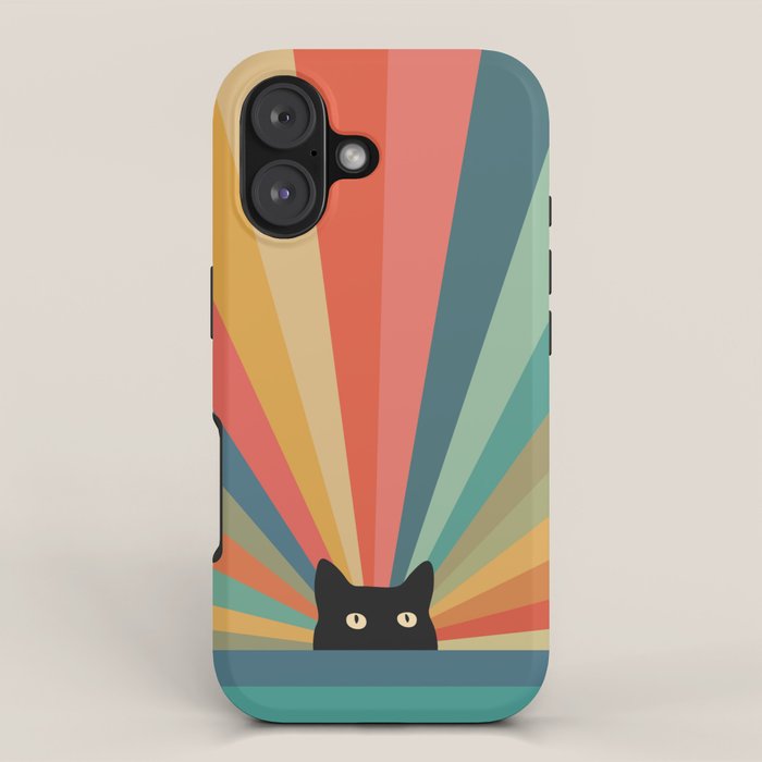 Cat Landscape 165C iPhone Case Gallery Image 1