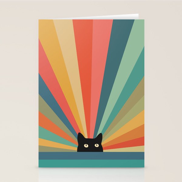 Cat Landscape 165C Stationery Card Gallery Image 2