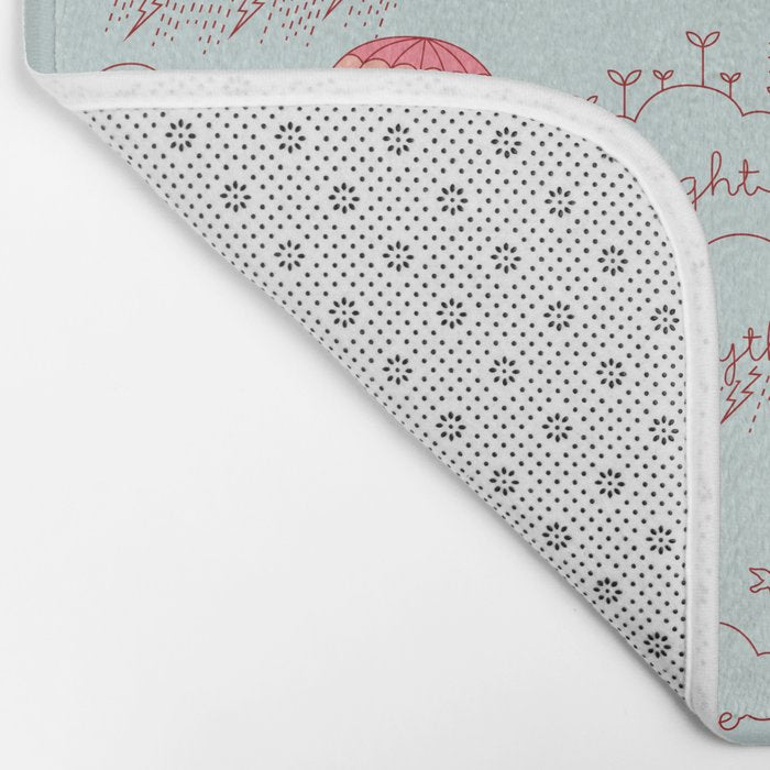 Everything will be alright pattern Bath Mat Gallery Image 2