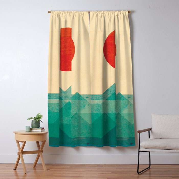 The ocean, the sea, the wave Window Curtain Gallery Image 5