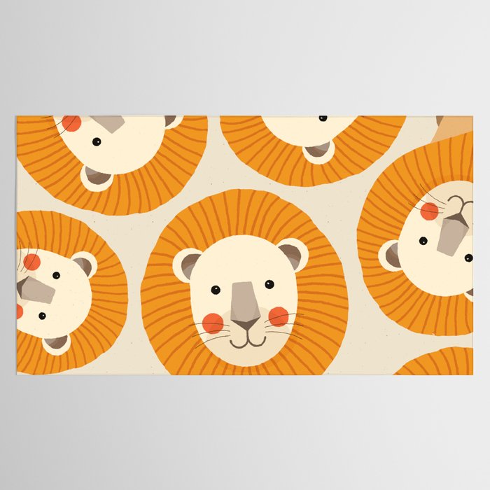 Lion, Animal Portrait Tablecloth Gallery Image 2