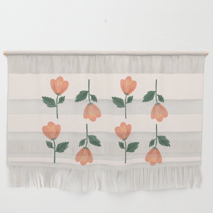 Pink Peony Pattern Wall Hanging Gallery Image 1