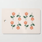 Pink Peony Pattern Cutting Board Gallery Image 1