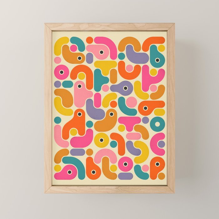 Geometrics 9 Mini Art Print Gallery Image 1