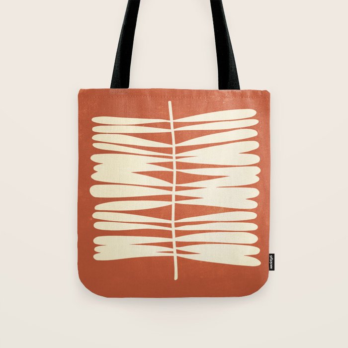 Rust Fern Tote Bag Gallery Image 1