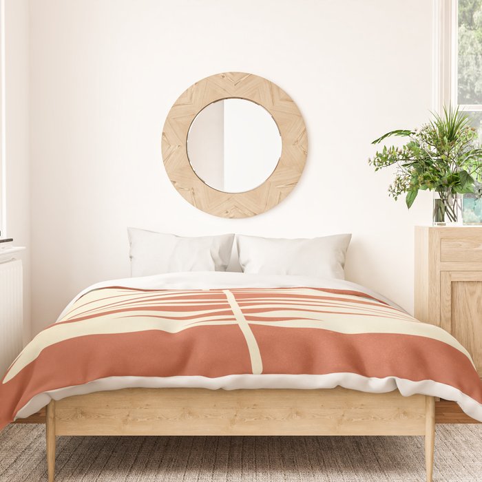 Rust Fern Duvet Cover Gallery Image 3