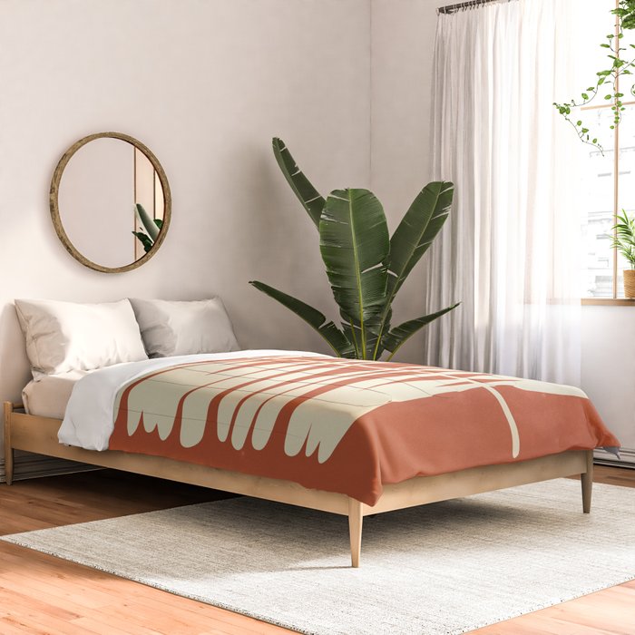 Rust Fern Comforter Gallery Image 2
