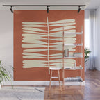 Rust Fern Wall Mural Gallery Image 1
