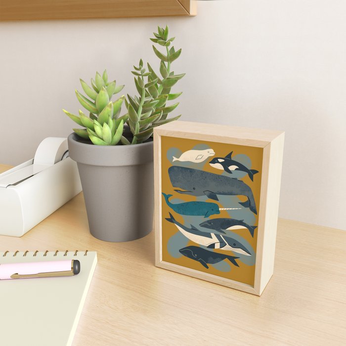Whales Ahoy Mini Art Print Gallery Image 2