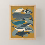 Whales Ahoy Mini Art Print Gallery Image 1