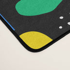 Fun colorful abstract summer shape pattern Desk Mat Gallery Image 4
