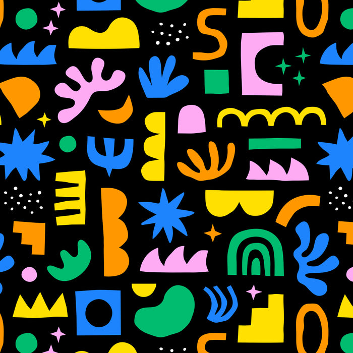 Fun colorful abstract summer shape pattern Coffee Mug Gallery Image 2