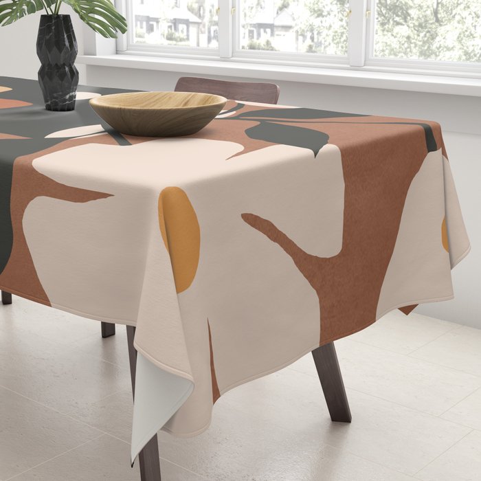 Geometric Blossom 2 Tablecloth Gallery Image 3