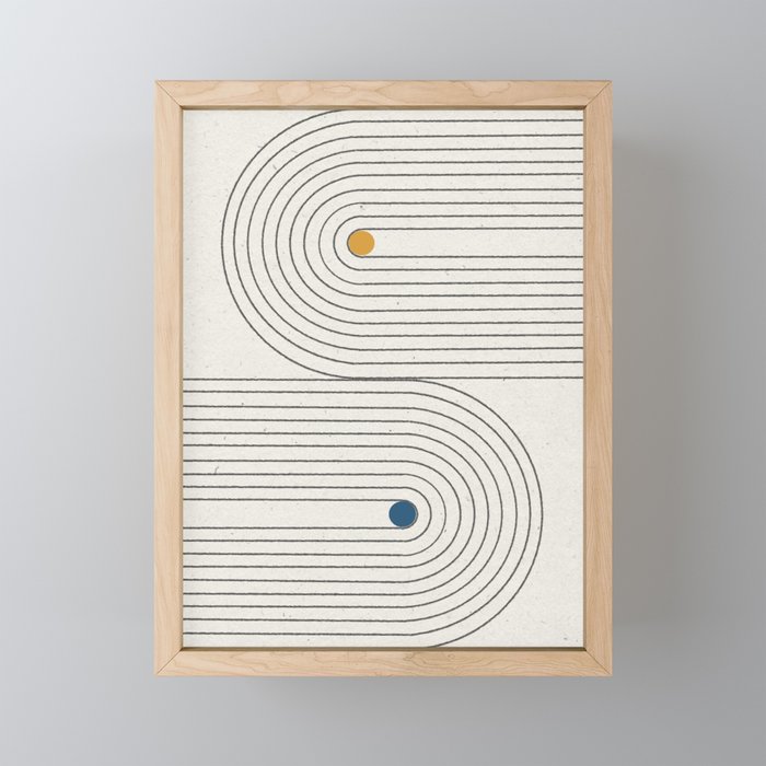 Geo BALANCE Mini Art Print Gallery Image 1