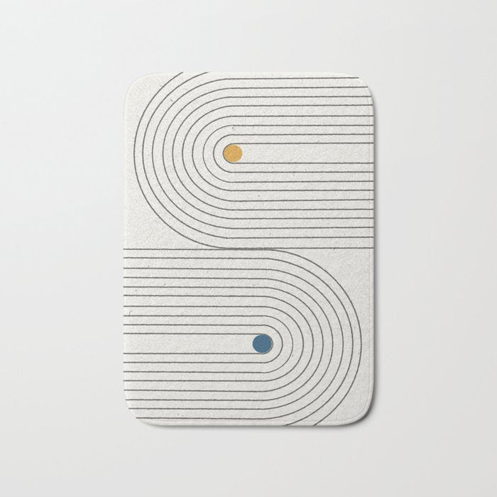 Geo BALANCE Bath Mat Gallery Image 1