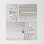 Geo BALANCE Throw Blanket Gallery Image 2