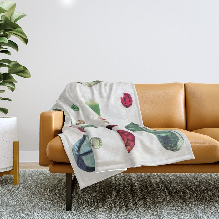 Precious Stones Throw Blanket Gallery Image 1