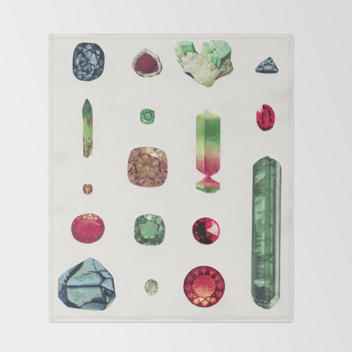 Precious Stones Throw Blanket Gallery Image 2