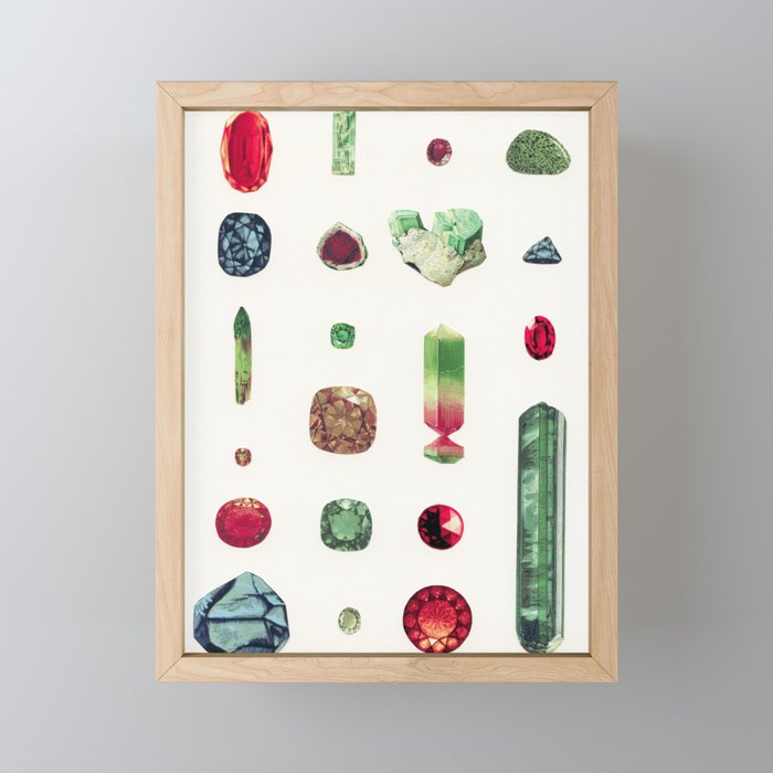 Precious Stones Mini Art Print Gallery Image 1