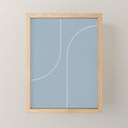Modern Minimal Line Abstract XIII Mini Art Print Gallery Image 1