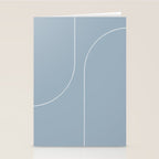 Modern Minimal Line Abstract XIII Stationery Card Gallery Image 2