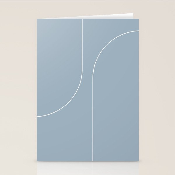 Modern Minimal Line Abstract XIII Stationery Card Gallery Image 2