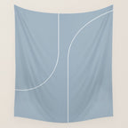 Modern Minimal Line Abstract XIII Wall Tapestry Gallery Image 4