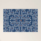 Wonderful twigs blue Welcome Mat Gallery Image 1