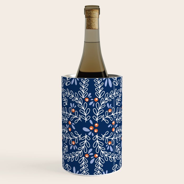 Wonderful twigs blue Wine Chiller Gallery Image 1