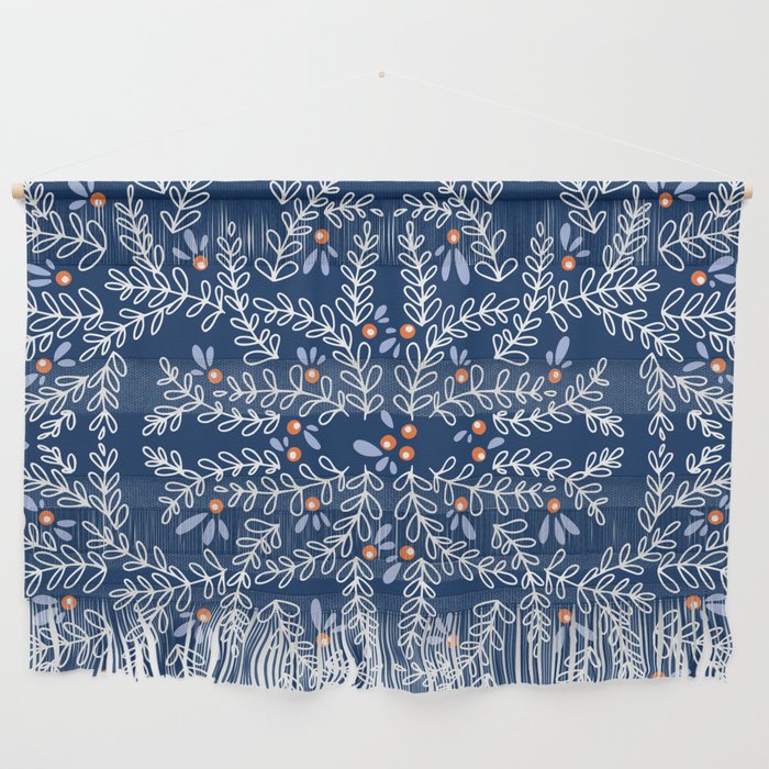 Wonderful twigs blue Wall Hanging Gallery Image 1