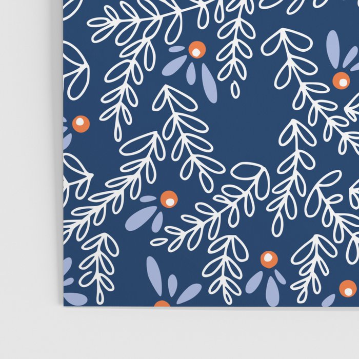 Wonderful twigs blue Poster Gallery Image 3