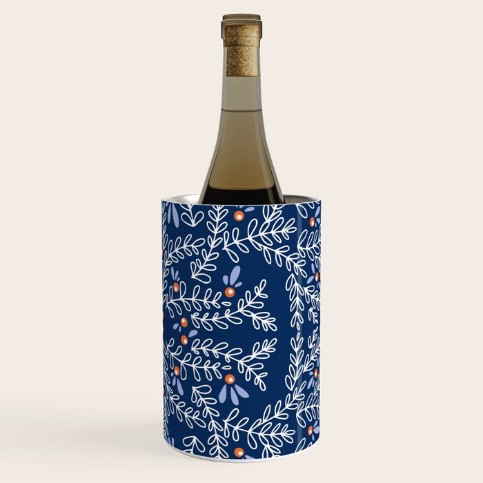 Wonderful twigs blue Wine Chiller Gallery Image 3