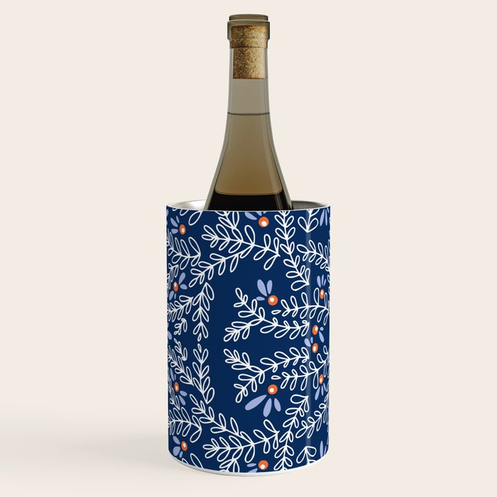 Wonderful twigs blue Wine Chiller Gallery Image 2