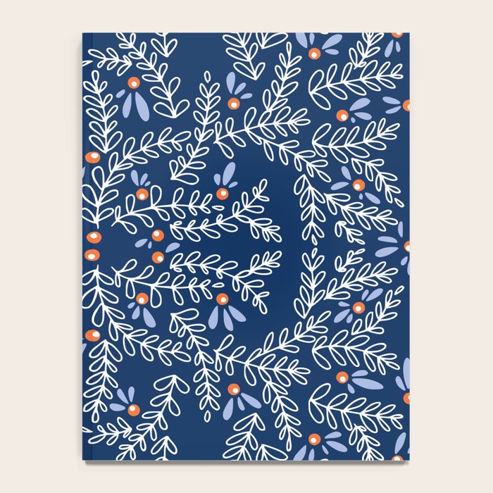 Wonderful twigs blue Notebook Gallery Image 4
