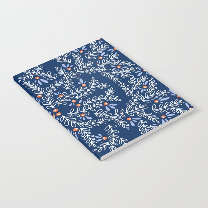 Wonderful twigs blue Notebook Gallery Image 1