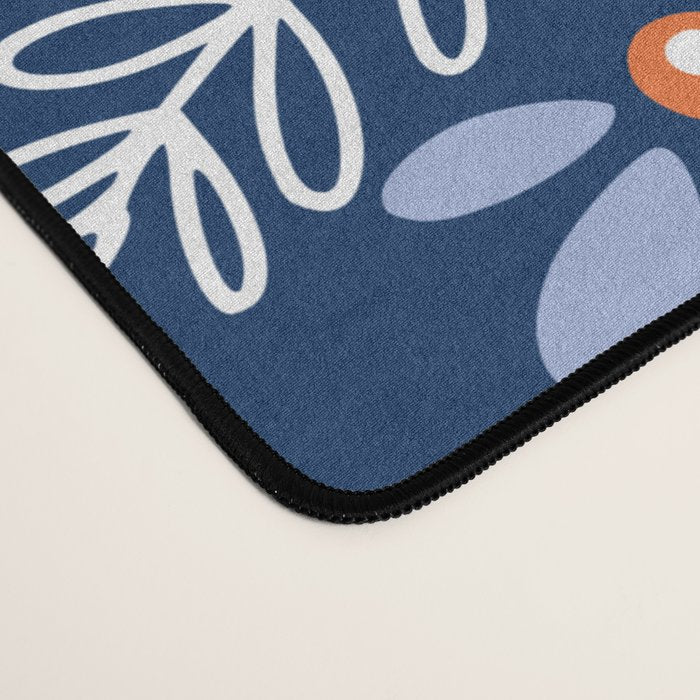 Wonderful twigs blue Desk Mat Gallery Image 4