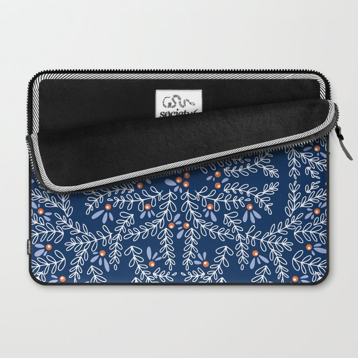 Wonderful twigs blue Laptop Sleeve Gallery Image 2