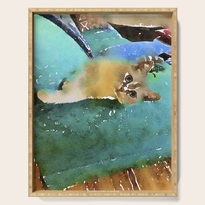Zoe the Cat Serving Tray Gallery Image 1