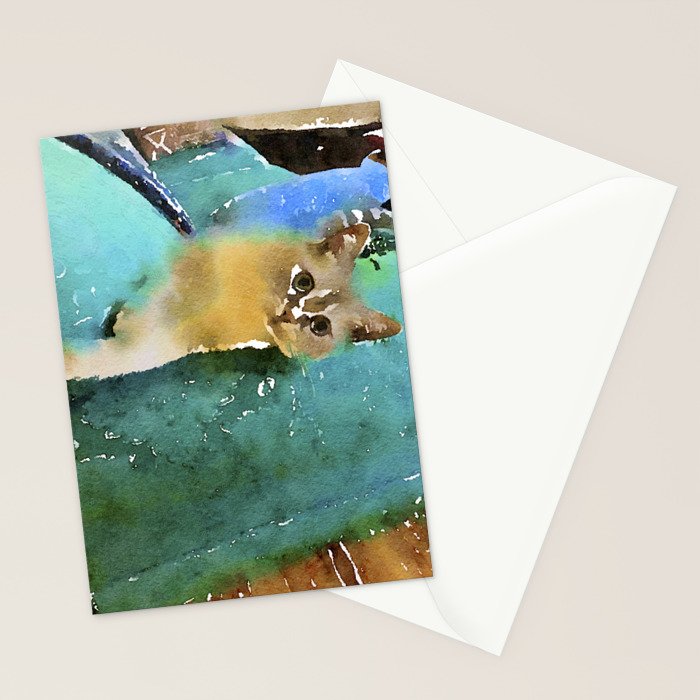 Zoe the Cat Stationery Card Gallery Image 2