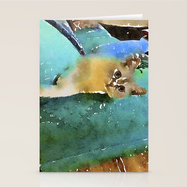 Zoe the Cat Stationery Card Gallery Image 2