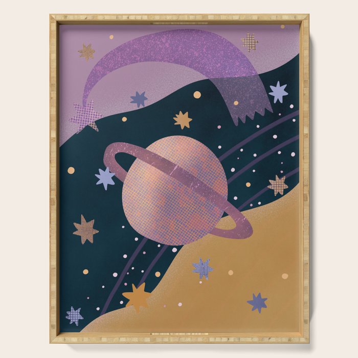 Cosmos #1 Serving Tray Gallery Image 1